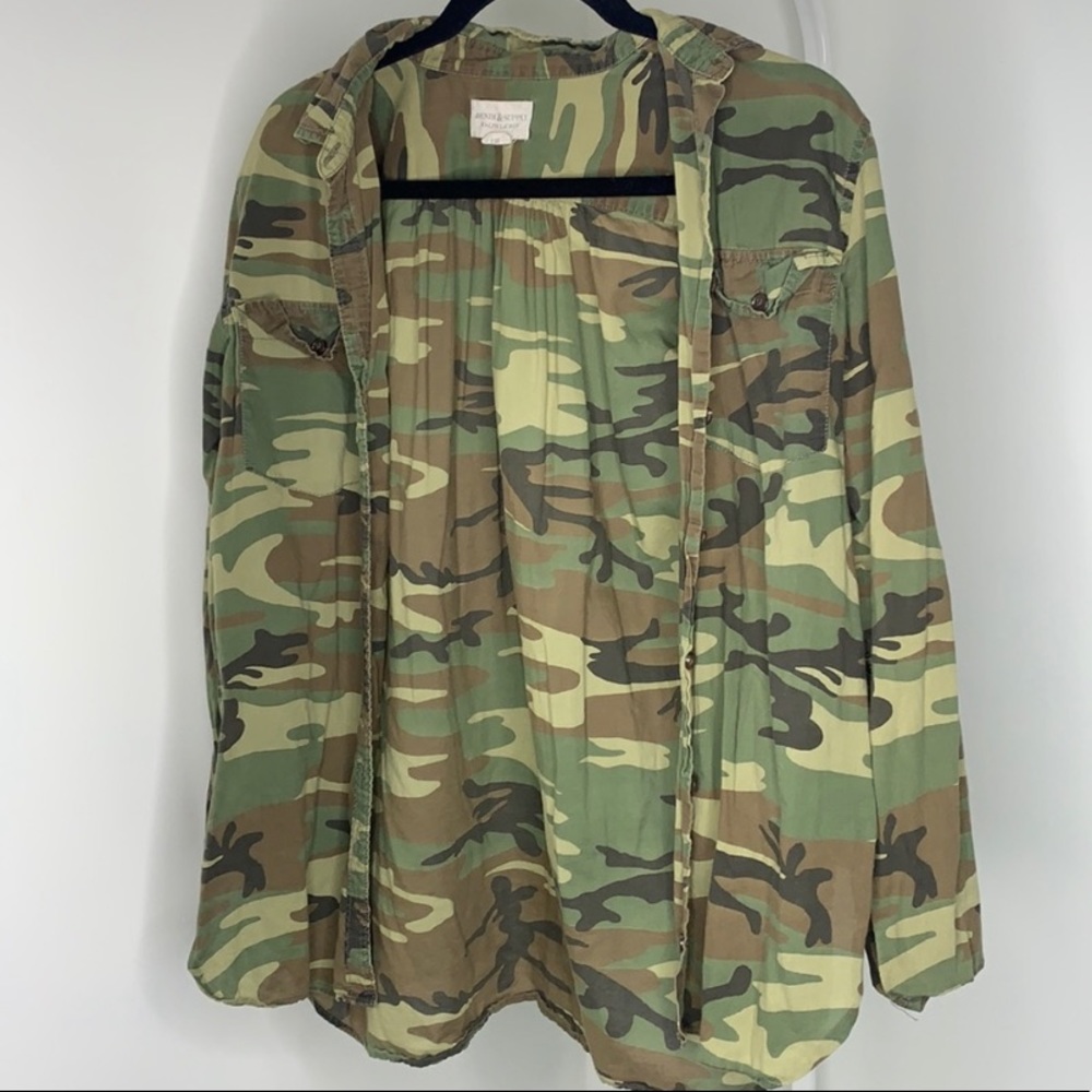 Denim & Supply Ralph Lauren Women’s Button Up Camo Shirt